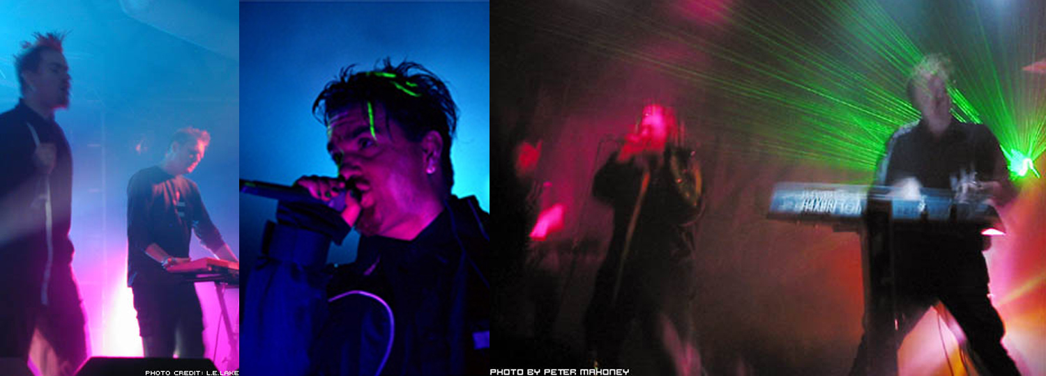 a collection of photos of g.wygonik and clint sand on stage